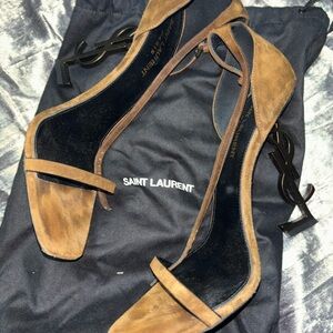 Saint Laurent Tan Women's Heels